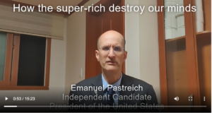 Emanuel Pastreich, Discussing “How the Super-Rich Destroy Our Minds”
